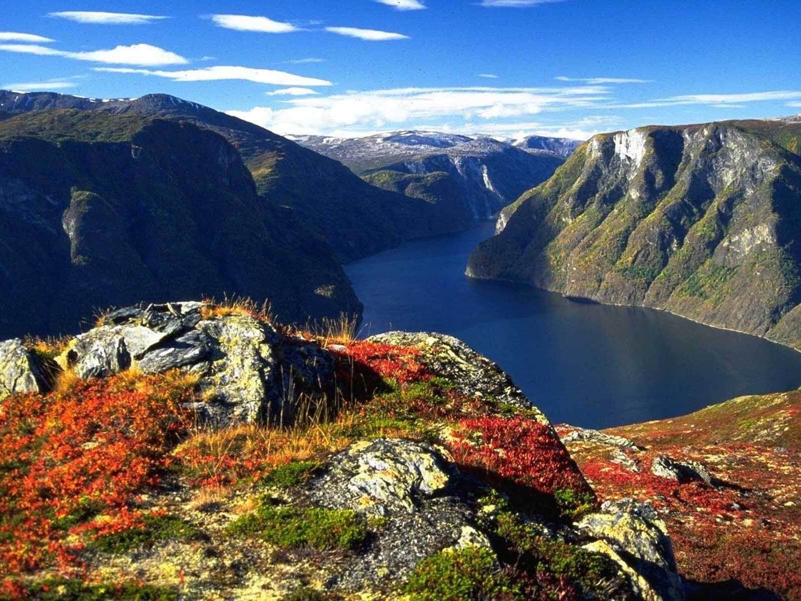 Природные достопримечательности страны. Осло Норвегия фьорды. Озеро рёссватн Норвегия. Озеро МЬЁСА Норвегия. Согнефьорд Норвегия.