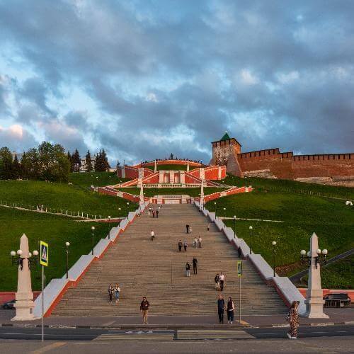 Чкаловская лестница. Фото: АНО «Центр 800». Фотограф: Дима Четыре