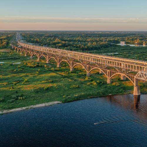 Борский мост. Фото: АНО «Центр 800». Фотограф: Дима Четыре