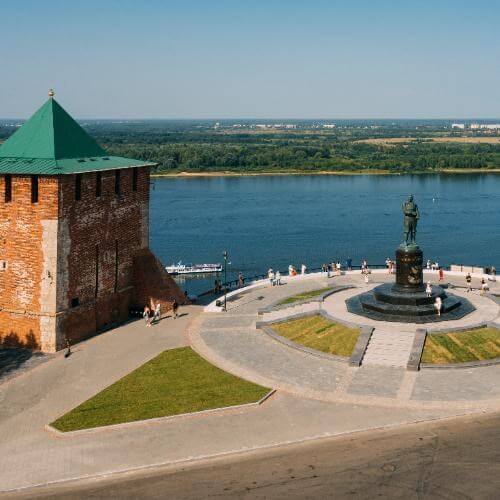 Памятник Валерию Чкалову. Фото: АНО «Центр 800». Фотограф: Дима Четыре