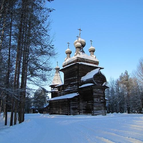 Церковь Вознесения Господня из с. Кушерека Онежского района: Малые Корелы. Фото: Sterlady88, CC BY-SA 4.0 https://creativecommons.org/licenses/by-sa/4.0, via Wikimedia Commons