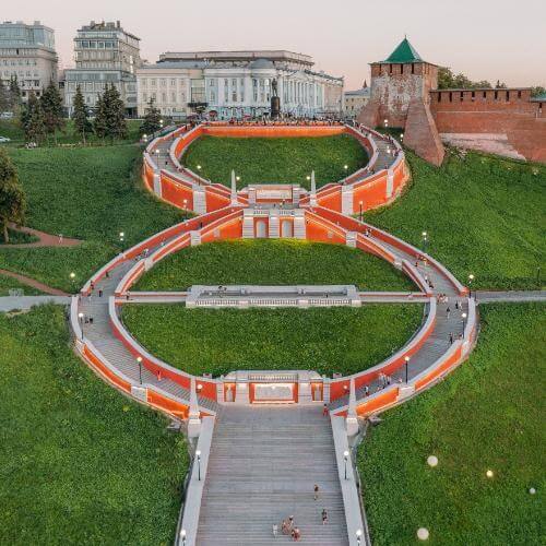 Чкаловская лестница. Фото: АНО «Центр 800». Фотограф: Дима Четыре