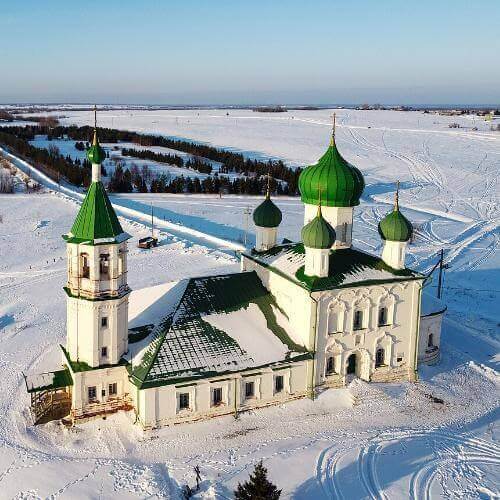 Церковь Дмитрия Солунского. Фото: Александр Антонов гугл-картовский, CC BY-SA 4.0 https://creativecommons.org/licenses/by-sa/4.0, via Wikimedia Commons