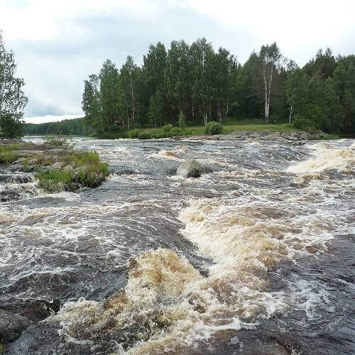 Порог Бол.Толли на реке Шуя. Фото: Ирина Мит, CC BY-SA 4.0 https://creativecommons.org/licenses/by-sa/4.0, via Wikimedia Commons