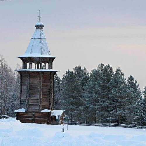 Колокольня из с. Кулига Дракованово. Sterlady88, CC BY-SA 4.0 https://creativecommons.org/licenses/by-sa/4.0, via Wikimedia Commons