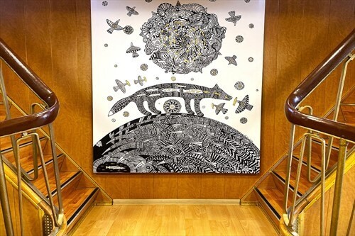 Панно на главной палубе