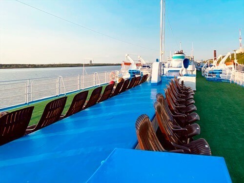 Солярий на шлюпочной палубе