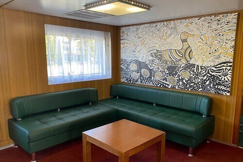 Зона отдыха на шлюпочной палубе