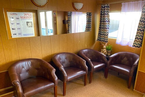 Зона отдыха на главной палубе